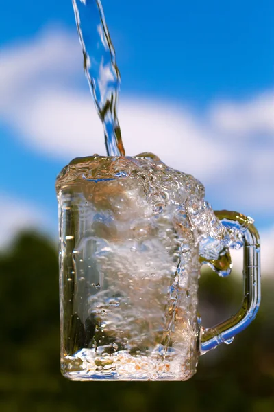水のガラス. — ストック写真