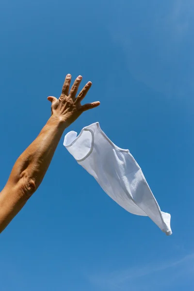 Weißes Hemd. — Stockfoto