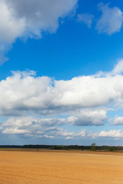 Arazi ve bulutlar. — Stok fotoğraf