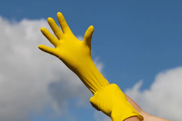 Protective glove. — Stock Photo, Image