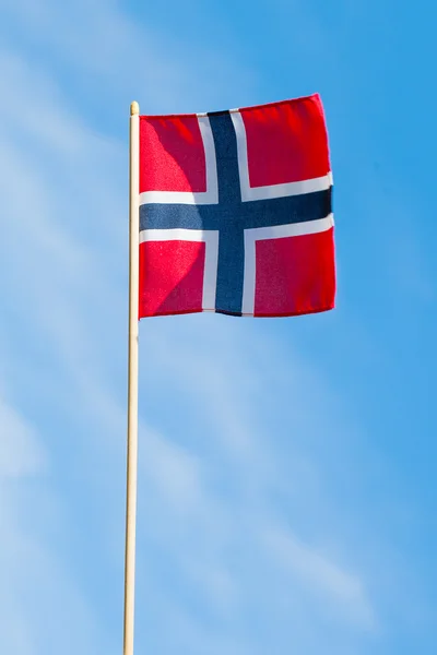Флаг Норвегии. — стоковое фото