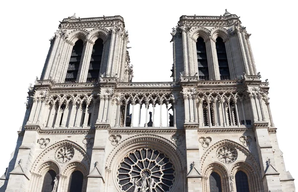 Věže katedrály notre dame, Paříž. — Stock fotografie