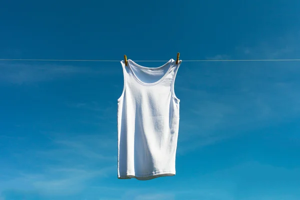 Shirt on clothesline. — Stock Photo, Image
