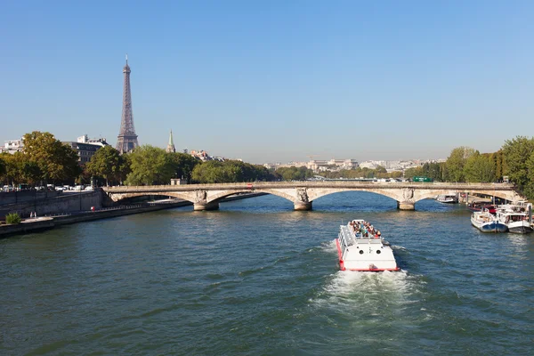 Paris, seine rivier. — Stockfoto