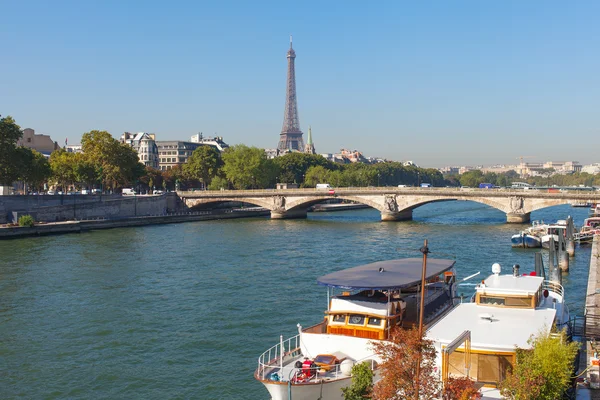 Paris, Seine river. — Stock Photo, Image