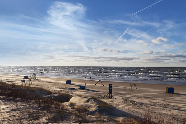 Mare Baltico tempestoso . — Foto Stock