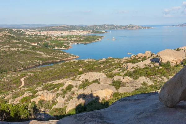 Palau city from cape Dorso, Cerdeña . — Foto de Stock