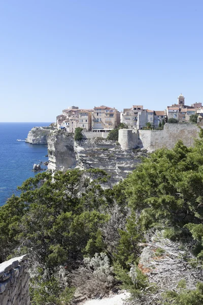 Bonifacio cidade, Córsega, França . — Fotografia de Stock