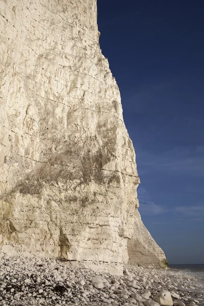 Seven Sisters Cliff em East Sussex, Inglaterra . — Fotografia de Stock