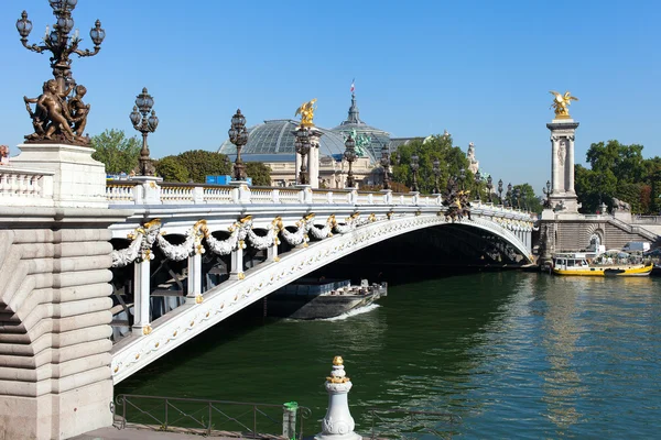 De rivier van de Seine, paris. — Stockfoto