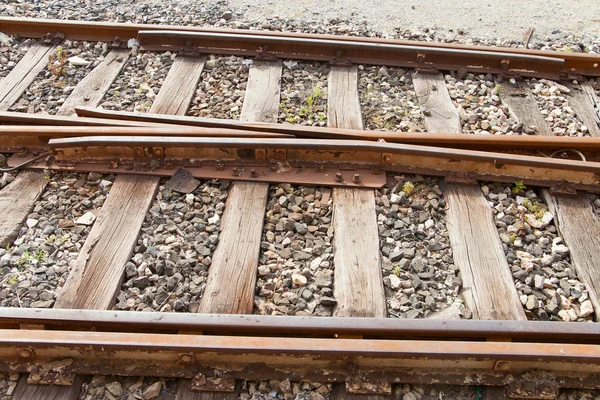 Weichen gestellt. — Stockfoto