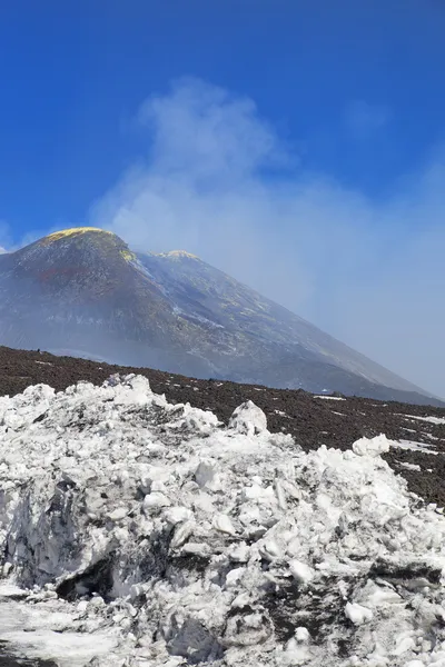 Vulcão etna . — Fotografia de Stock