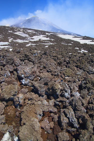 Sopka etna. — Stock fotografie