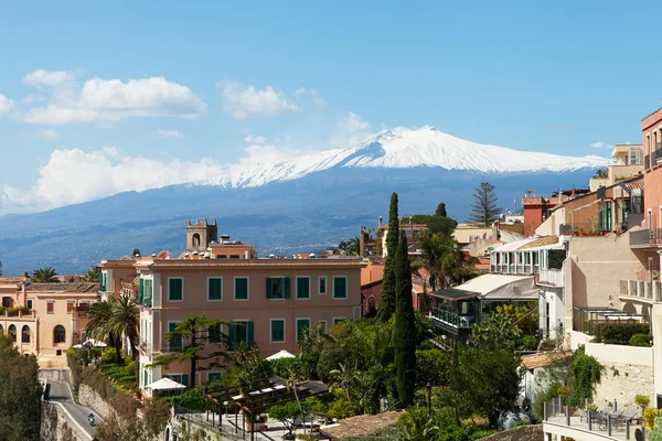 Taormina y Etna . — Foto de Stock