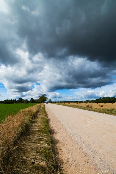 Strada rurale . — Foto Stock