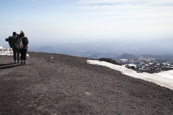 Monte Etna jalá dinngs, Sicilia . —  Fotos de Stock