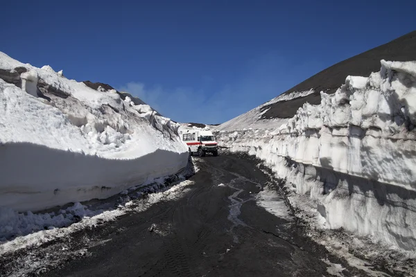 Monte Etna circundante, Sicília . — Fotografia de Stock