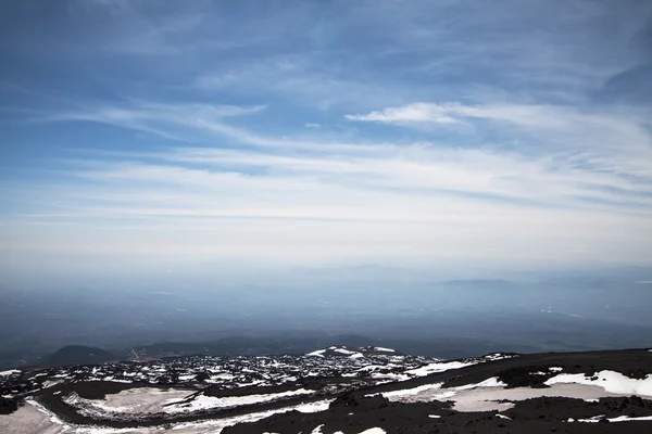 西西里岛埃特纳火山 surroundinngs. — 图库照片