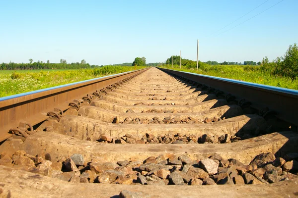 Järnväg. — Stockfoto