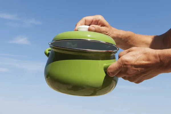 Cooking pot. — Stock Photo, Image