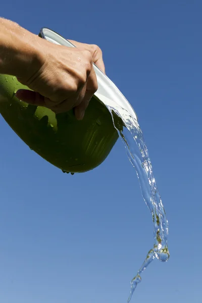 Casserole et eau . — Photo