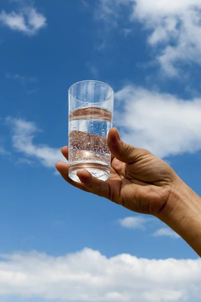 Bicchiere d'acqua . — Foto Stock