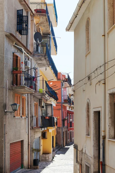 Rua Castelmola, Sicília . — Fotografia de Stock