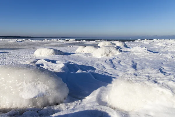 Ledový Baltského pobřeží. — Stock fotografie