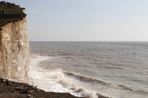 Sieben schwestern cliffs, england. — Stockfoto