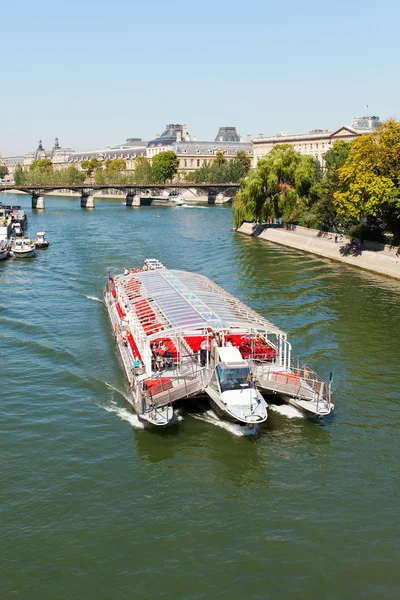 Seine in Parijs, Frankrijk. — Stockfoto