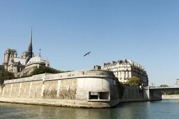 Seine in Parijs, Frankrijk. — Stockfoto