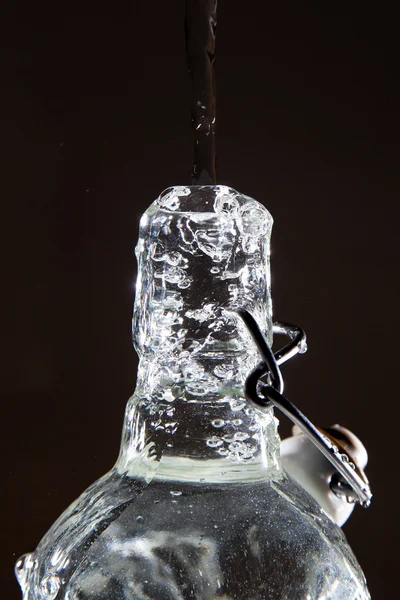 Water and bottle. — Stock Photo, Image