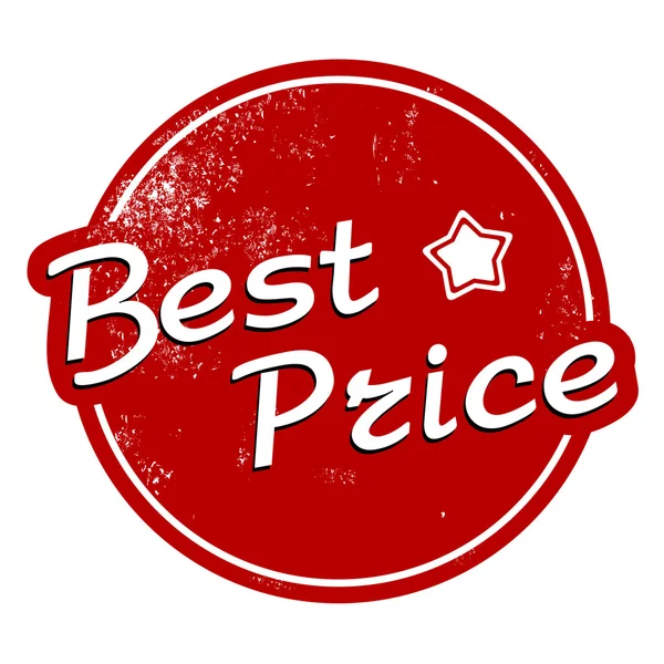 Best price vintage stamp — Stock Vector