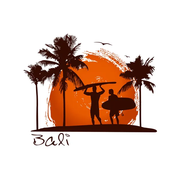 Illustration Bali — Image vectorielle