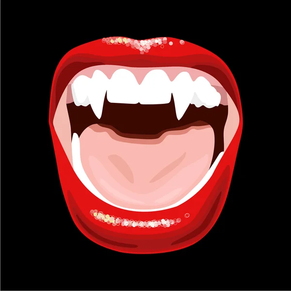 Vampire Teeth Drawing