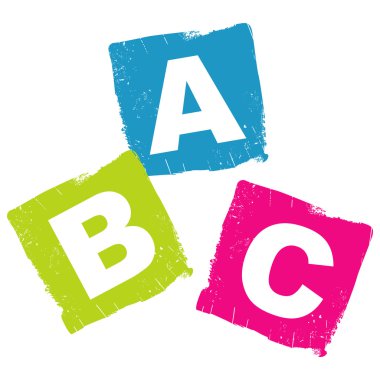 ABC concept clipart