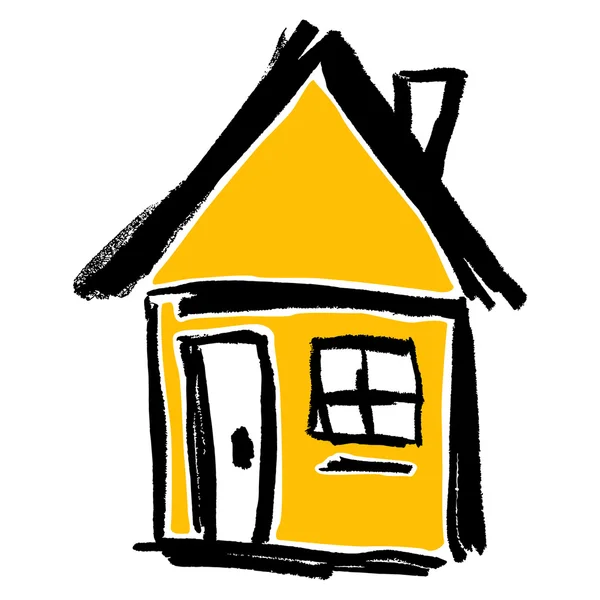 Ескіз будинок — стоковий вектор