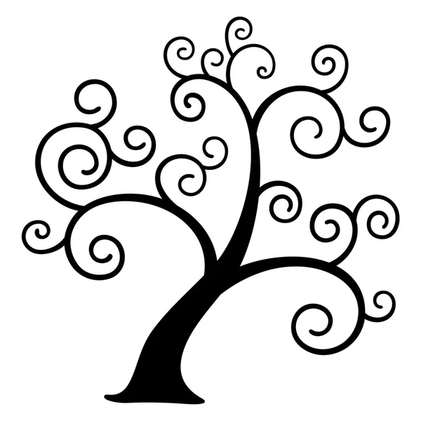 Decorative tree — Stock Vector