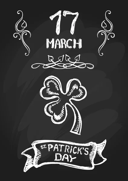 St patrick je den ilustrace — Stockový vektor