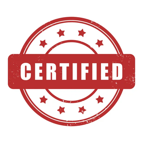 Sello certificado — Archivo Imágenes Vectoriales