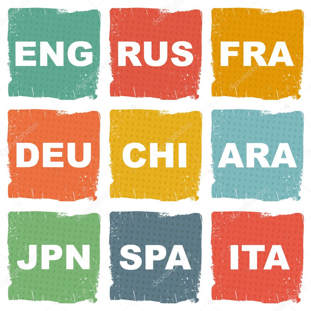 languages icons