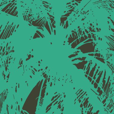 desen tropikal ağaçlar ve avuç içi yaprakları