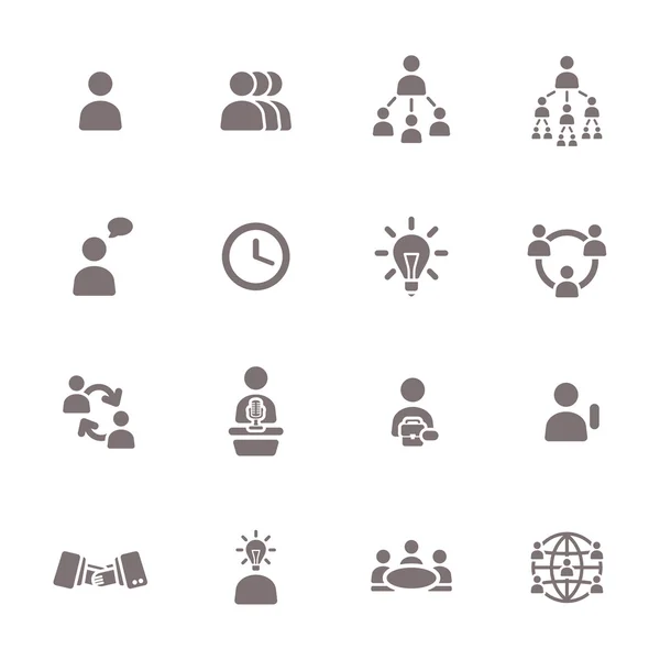 Iconos de gestión — Archivo Imágenes Vectoriales