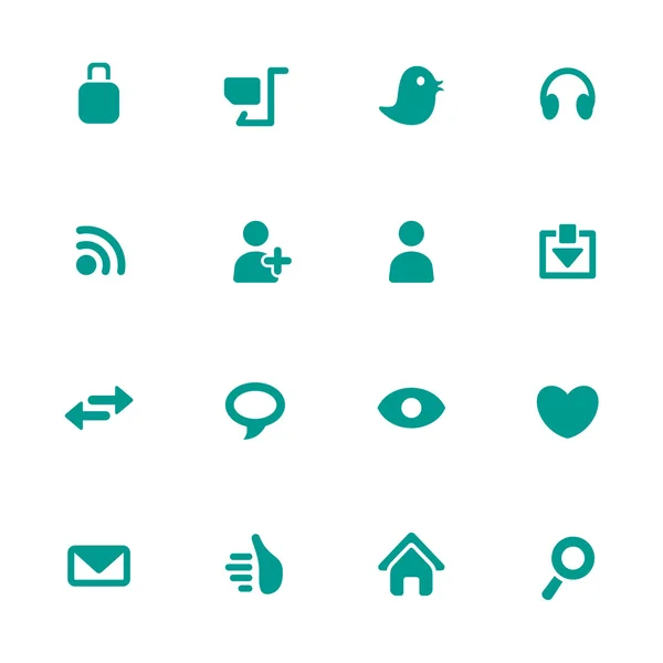 Conjunto de iconos web — Archivo Imágenes Vectoriales