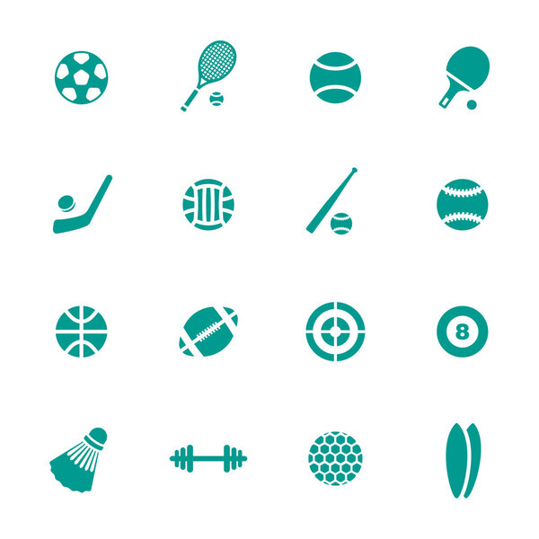 Sports theme icons