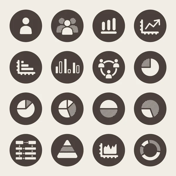 Infographic ikony — Stockový vektor