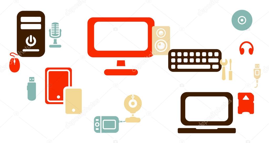 Computer devices theme background