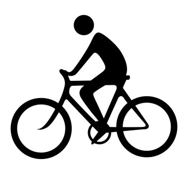 bisikletçi sembolü