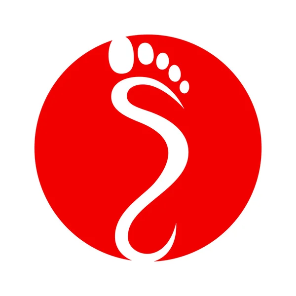 Footprint icon — Stock Vector
