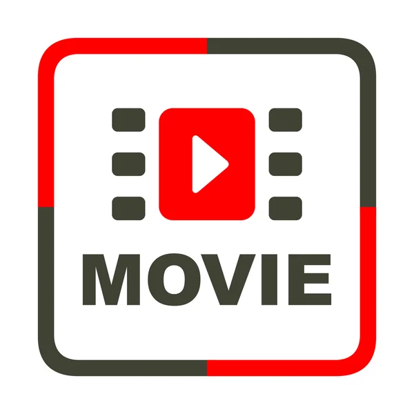 Movie icon — Stock Vector